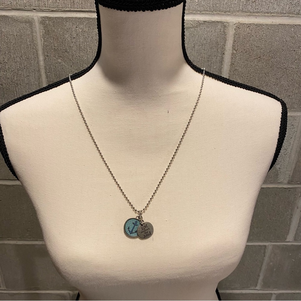 Anchor necklace.